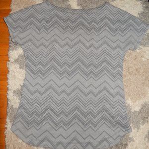 Merrell Chevron/ Herringbone Casual Athletic Top